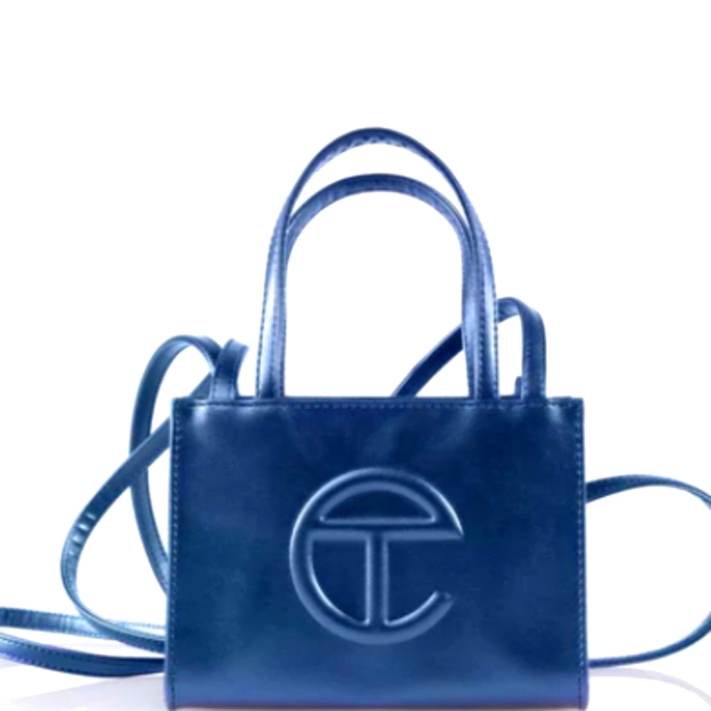 New TELFAR small Cobalt Blue